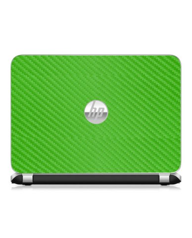 HP NoteBook 15- G220NR GREEN CARBON FIBER Laptop Skin