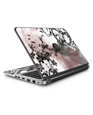 HP ProBook 440 G3 FLOWERS AND UMBRELLAS Laptop Skin
