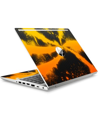 HP ProBook 440 G7 ORANGE TWIST Laptop Skin