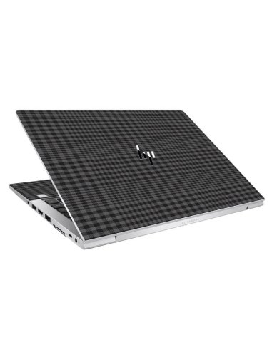 Black Plaid HP EliteBook 840 G5  Laptop Skin 