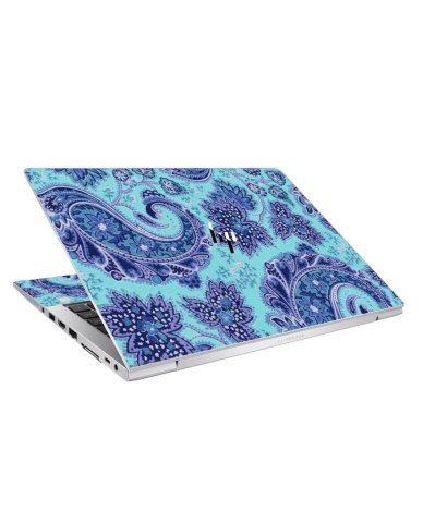 HP EliteBook 840 G7 BLUE PAISLEY Laptop Skin