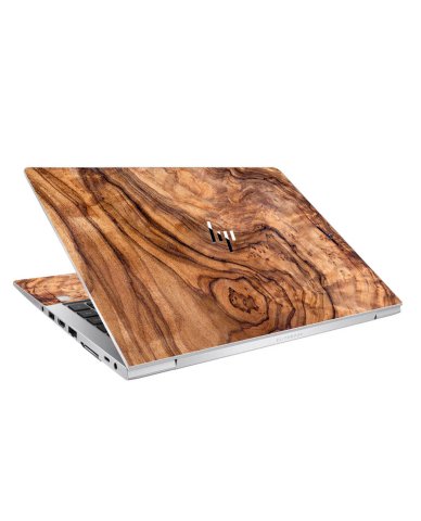 HP EliteBook 840 G7 OLIVE WOOD Laptop Skin