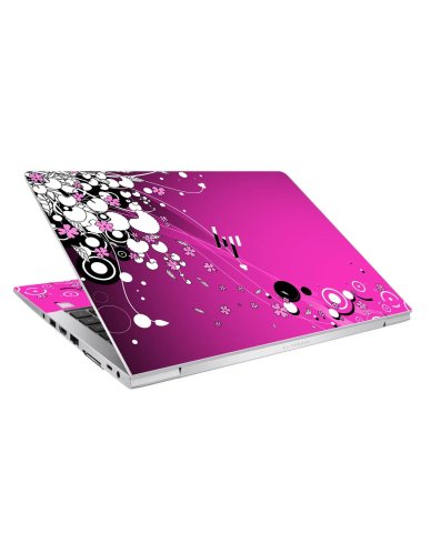 HP EliteBook 840 G6 PINK FLOWERS Laptop Skin