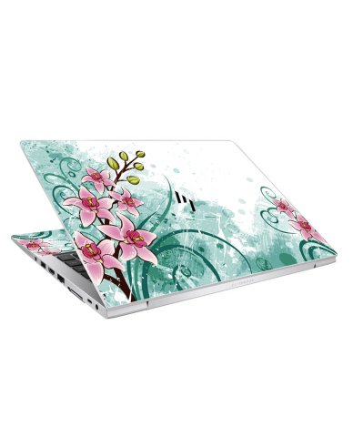 HP EliteBook 840 G6 PINK LILY WATERCOLOR Laptop Skin