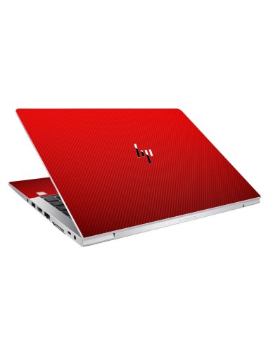 HP EliteBook 840 G7 RED CARBON FIBER Laptop Skin