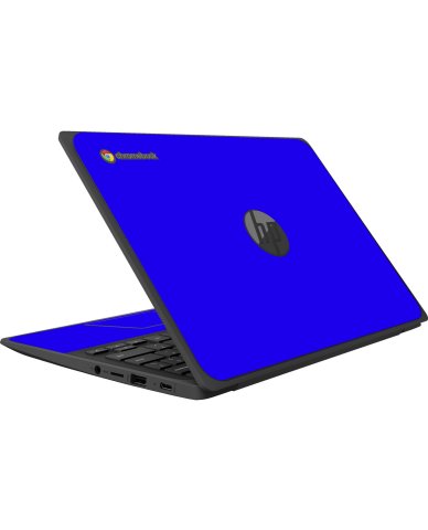 HP Chromebook 11 G8 G9 EE BLUE Laptop Skin
