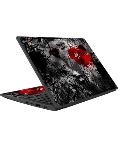 HP Chromebook 11 G8 G9 EE HEARTWORK Laptop Skin