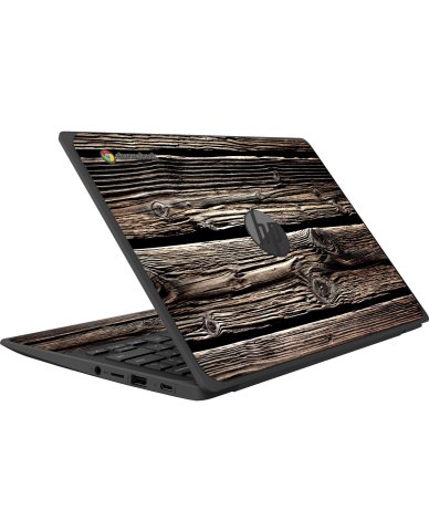 HP Chromebook 11 G8 G9 EE WOOD Laptop Skin