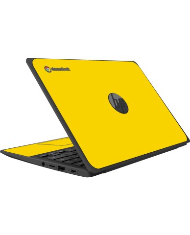 HP Chromebook 11 G8 G9 EE YELLOW Laptop Skin