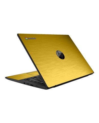 HP Chromebook 14 G6 G7 MTS GOLD Laptop Skin