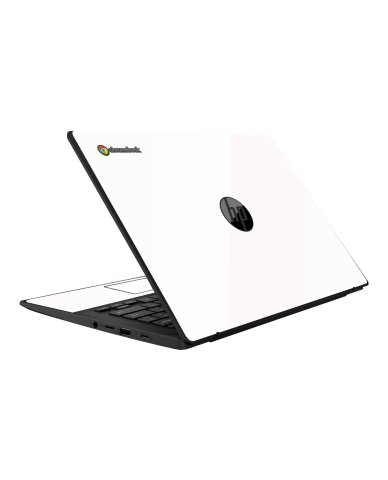 HP Chromebook 14 G6 G7 WHITE  Laptop Skin