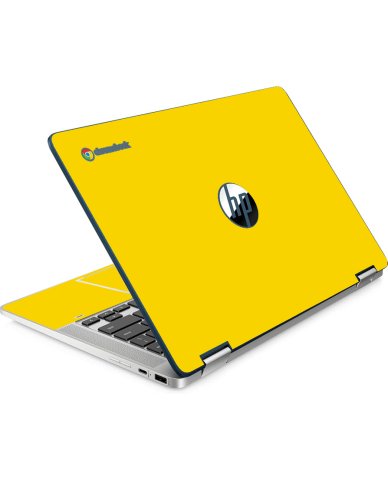 HP Chromebook X360 14A CA0790WM YELLOW Laptop Skin