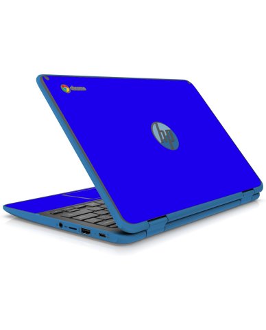 HP Chromebook X360 11 G1 EE BLUE Laptop Skin