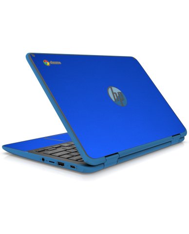 HP Chromebook X360 11 G2 EE CHROME BLUE Laptop Skin