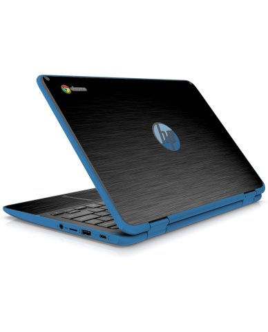 HP Chromebook X360 11 G2 EE MTS BLACK Laptop Skin