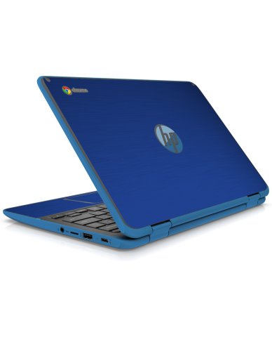HP Chromebook X360 11 G2 EE MTS BLUE Laptop Skin