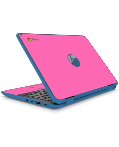 HP Chromebook X360 11 G2 EE PINK Laptop Skin