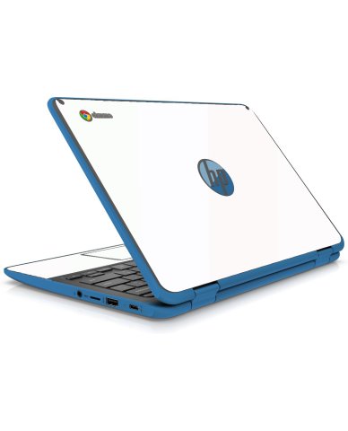 HP Chromebook X360 11 G2 EE WHITE  Laptop Skin