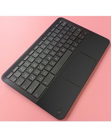 HP Chromebook X360 11 MK G3 EE BLACK CARBON FIBER Laptop Skin