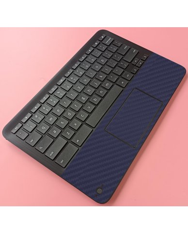 HP Chromebook X360 11 MK G3 EE BLUE CARBON FIBER Laptop Skin