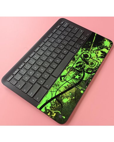 HP Chromebook X360 11 MK G3 EE GRAFFITI GREEN Laptop Skin