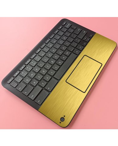 HP Chromebook X360 11 MK G3 EE MTS GOLD Laptop Skin