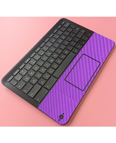 HP Chromebook X360 11 MK G3 EE PURPLE CARBON FIBER Laptop Skin