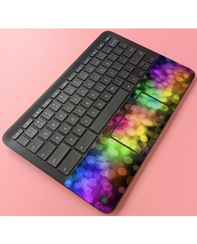 HP Chromebook X360 11 MK G3 EE RAINBOW BOKEH Laptop Skin