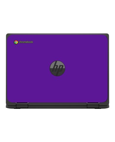 HP Chromebook X360 11 MK G3 EE PURPLE Laptop Skin