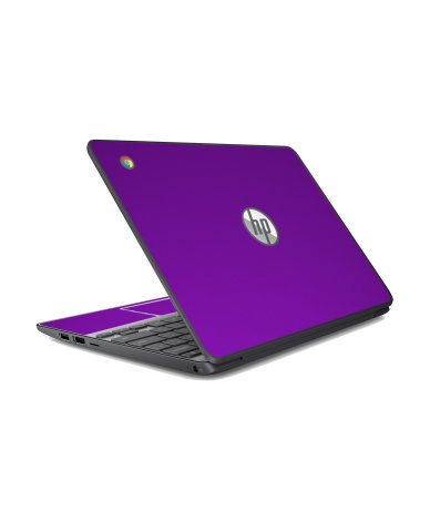 HP Chromebook 14 G1 SMB CHROME PURPLE Laptop Skin