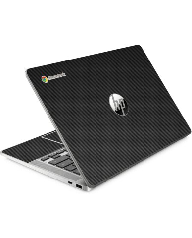 HP Chromebook 14A NA0131WM BLACK CARBON FIBER Laptop Skin