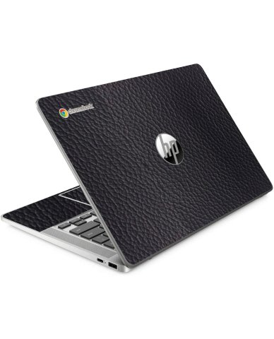 HP Chromebook 14A NA0131WM BLACK LEATHER Laptop Skin