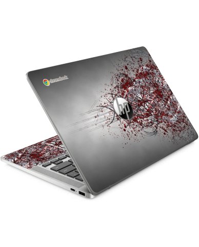HP Chromebook 14A NA0131WM TRIBAL GRUNGE Laptop Skin