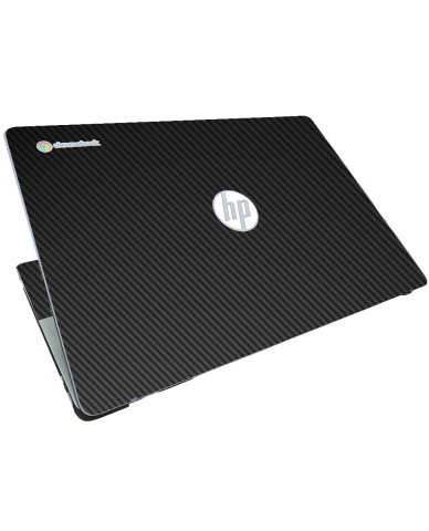 HP Chromebook 15A NA0058WM BLACK CARBON FIBER Laptop Skin