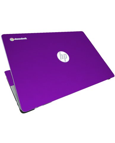 HP Chromebook 15A NA0058WM CHROME PURPLE Laptop Skin