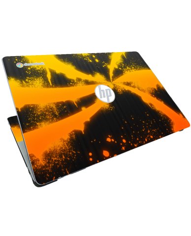 HP Chromebook 15A NA0058WM ORANGE TWIST Laptop Skin