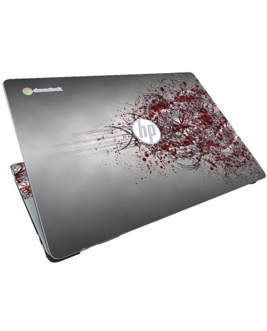 HP Chromebook 15A NA0058WM TRIBAL GRUNGE Laptop Skin