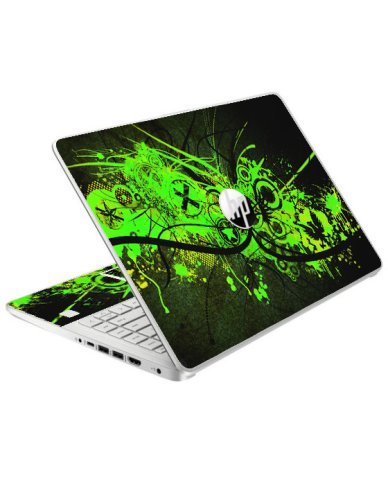 HP NoteBook 15 DY2131WM GRAFITTI GREEN Laptop Skin