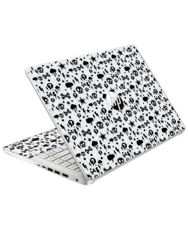 HP NoteBook 15 DY2131WM PUNK ROCK PATTERN Laptop Skin