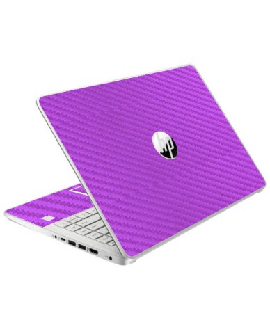 HP NoteBook 15 DY2131WM PURPLE CARBON FIBER Laptop Skin