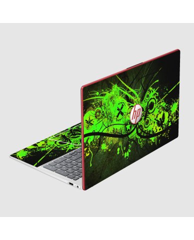 HP NoteBook 15 FD0083WM GRAFITTI GREEN Laptop Skin