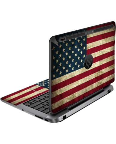 HP Pro X2 612 G1 AMERICAN FLAG Laptop Skin