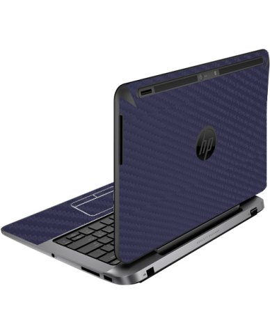 HP Pro X2 612 G1 BLUE CARBON FIBER Laptop Skin