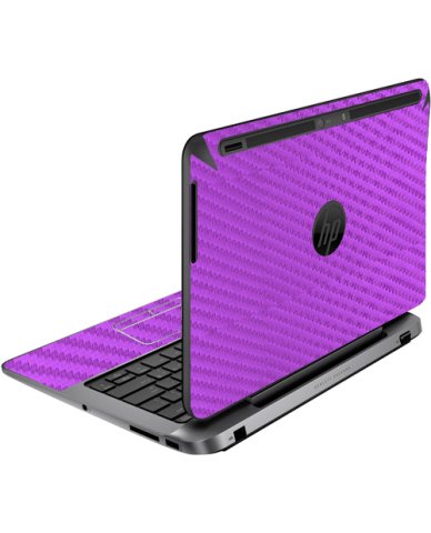 HP Pro X2 612 G1 PURPLE CARBON FIBER Laptop Skin