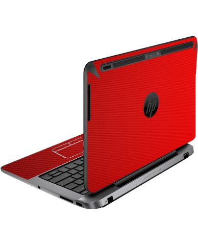 HP Pro X2 612 G1 RED CARBON FIBER Laptop Skin