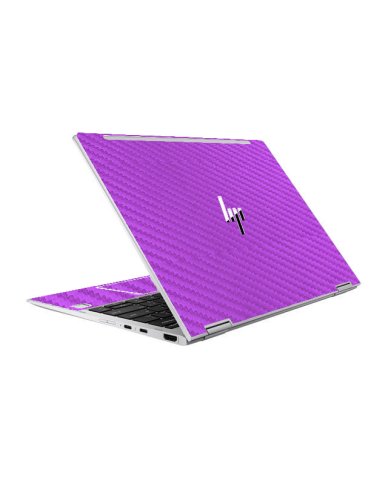 HP EliteBook X360 1020 G2 PURPLE CARBON FIBER Laptop Skin