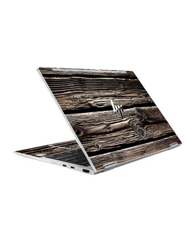 HP EliteBook X360 1020 G2 WOOD Laptop Skin