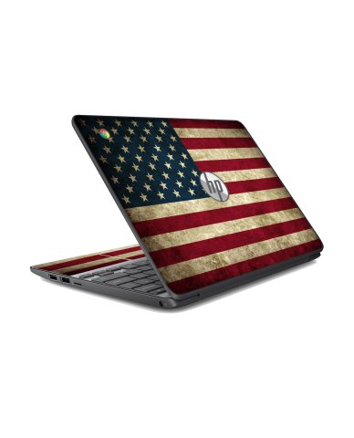 HP Chromebook 14 G4 AMERICAN FLAG Laptop Skin