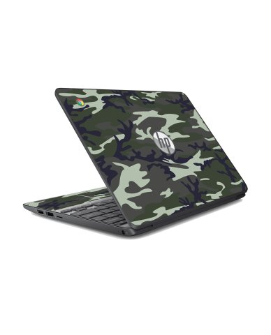 HP Chromebook 14 G1 SMB ARMY CAMO Laptop Skin