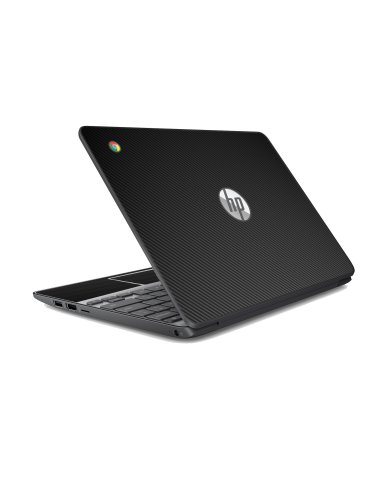 HP Chromebook 11 G4 BLACK CARBON FIBER Laptop Skin